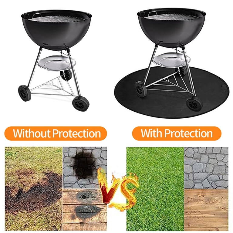 Tripumer 36-Inch Fire Pit Mat, Fireproof photo 4