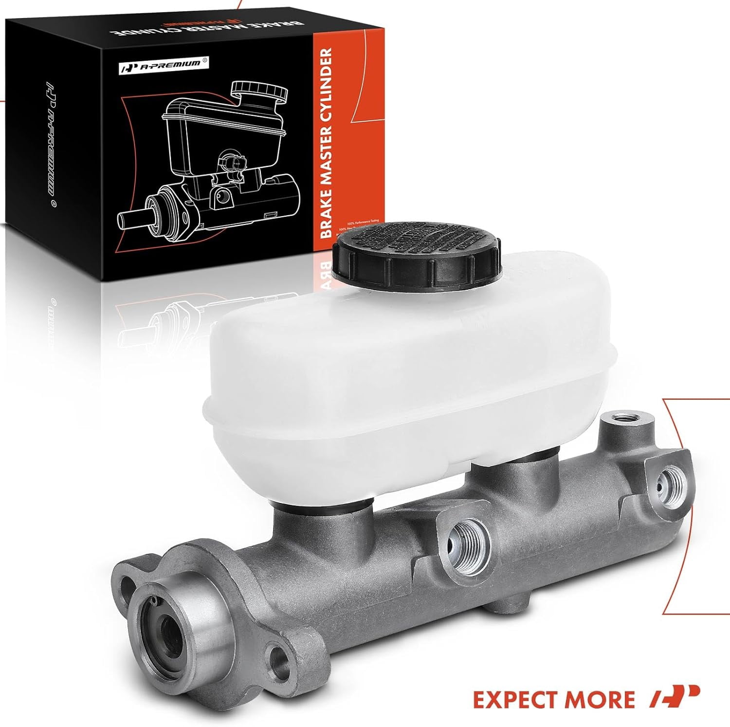 A-Premium Brake Master Cylinder Compatible with Ford Vehicles - For Bronco/E-150 Econoline/E-150 Econoline Club Wagon 1994-1996, For F-150 1994-2003, For F-150 Heritage 2004 - Replace OE# F4TZ2140F