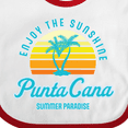 thumbnail image 4 of Inktastic Enjoy the Sunshine Punta Cana Summer Paradise Boys or Girls Baby Bib, 4 of 4