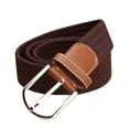 thumbnail image 2 of Kelon Ceinture Liquidation Ceinture en Polyester Hommes Femmes Mode Ceinture de Taille Étroite Extensible Ceinture de Robe Ceinture de Pantalon Boucle Ceinture en Toile, 2 of 2
