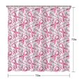 thumbnail image 5 of Pink Breast Cancer Shower Curtain 72"x72" ,Bathroom Decorative Shower Curtains Set with 12 Hooks,Modern Waterproof Washable Shower Curtain, 5 of 6