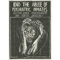 thumbnail image 3 of Rachael Romero 11x14 Black Modern Framed Museum Art Print Titled - End the Abuse of Psychiatric Inmates (1977), 3 of 5
