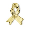 thumbnail image 2 of Bling Jewelry Womens Open Heart Enamel Crystal Brooche Pin for Awareness Ribbons Silver Gold Plated, 2 of 4