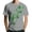 Gray, variant on Men's St. Patrick's Day Shamrock Graphic T Shirt Short Sleeve Casual Clover Tee