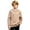 Khaki, variant on Sweatshirts for Boys Solid Color Zip Sleeve Crewneck Pullover Top Pocket Casual Boys Sweatshirts Size 3-4Y