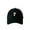 Black, variant on Unisex Embroidery P Letter Print Extended Brim Adjustable Baseball Hat Sunscreen Visor Sun Hat Fashion Accessories