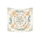 thumbnail image 2 of Tapiz de ropa de cama con estampado de poliéster, suministros de decoración de pared bohemia para colgar en la pared, 73x95 CM, flor naranja Scienceny HA7124-03B, 2 of 6