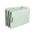 thumbnail image 2 of 100% Recycled Pressboard Fastener Folders Legal Size, Gray-Green, 25/Box, 2 of 7