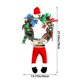 thumbnail image 3 of Ganfancp Coronas de Navidad Colgantes Holiday Tem Tiras Decoración de Navidad Atrezzo Simulación Corona Decoraciones Puerta Colgante Liquidación Ventas Hoy Ofertas Prime 1X Corona, 3 of 6