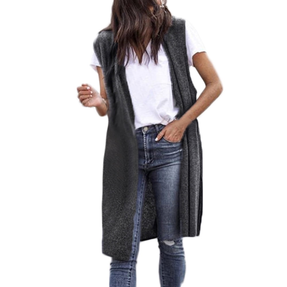 sleeveless kimono cardigan