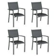 thumbnail image 2 of Sunvivi Patio Dining Sets for 5, Aluminum Outdoor Dining Table with 4 Chairs, 5 Pieces Metal Outdoor Patio Dining Furniture Set with Removable Cushion for Lawn, Garden, Backyard, Gray, 2 of 8