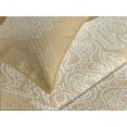 thumbnail image 4 of Ambesonne Yoga Quilted Bedspread Set 3 Pcs, Mandala Man Posture, King Size, Sand Brown and White, 4 of 5