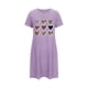 thumbnail image 4 of Camisón corto de mujer, vestido de largo medio con estampado de moda, camisón corto extragrande de mujer, camisón de manga corta con estampado de pecho a la moda, camisón de mujer, 4 of 6