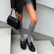 thumbnail image 3 of Mocasines para mujer DREAM PAIRS Penny Loafers negros talla 8.5, 3 of 7