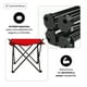 thumbnail image 3 of Silla Plegable de Camping Reforzada Con Portavasos y Bolsa de Transporte Color Rojo, 3 of 6