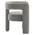 thumbnail image 3 of Modway Kayla Upholstered Modern Boucle Fabric Armchair in Light Gray, 3 of 9