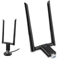 thumbnail image 1 of Antenne WiFi Double Bande 1200 Mbps Adaptateur WiFi USB pour PC Portable Universel, 1 of 4