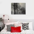 thumbnail image 5 of Orinice Snow Trees Clock Tower Fine Art Aesthetic Poster & Print Wall Painting for Home Decor 16x12in, 5 of 6