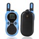 thumbnail image 2 of Mini walkie talkie ultradelgado 2W USB inalámbrico portátil radio bidireccional 110-240V (azul UE), 2 of 10