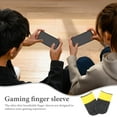 thumbnail image 3 of WEUVEB 2Ud Protectores Para Dedos Amarillos De Nylon Y Plateada Para Juegos Con Control, 3 of 7