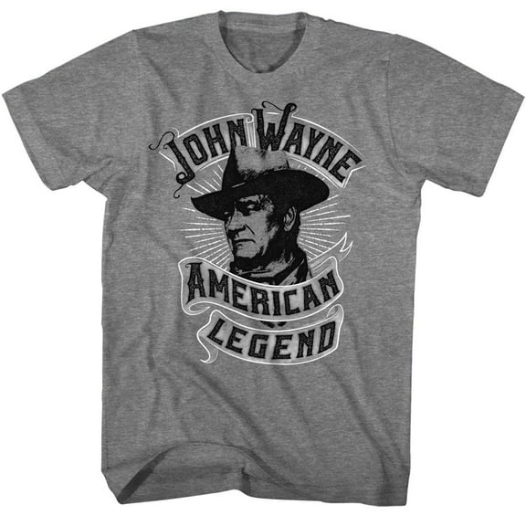 John Wayne American Legend Graphite Heather T-Shirt