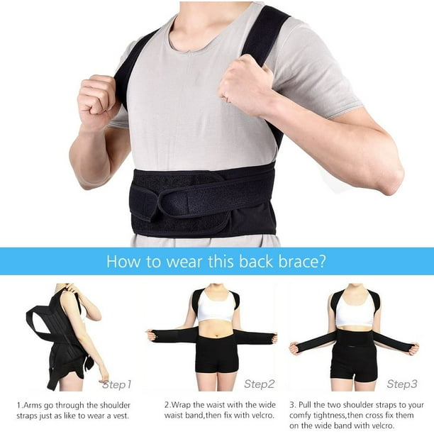 Comfy Brace Posture Corrector-back Brace For Men And Women- Fully A
