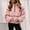 Pink, variant on QUNYINEY Half Zip Sherpa Fleece for Women Jackets Lightweight Outerwear Jackets Stand Colla Warm Solid Color Long Sleeve Coats