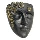 thumbnail image 4 of Escultura facial, maceta, maceta creativa de resina, maceta colgante, estatua de jardín Negro, 4 of 9