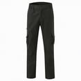 thumbnail image 7 of NOLDARES Men's Cargo Sweatpants Casual Joggers Loose Fit Open Bottom Athletic Pants for Men with Pockets(Black,3XL), 7 of 7