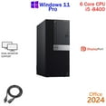thumbnail image 1 of Restored Windows 11 Dell Optiplex 7060 i5 8400 500GB SSD 16GB RAM WiFi Desktop Computer PC Office24 (Refurbished), 1 of 4