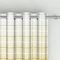 thumbnail image 5 of Aofoto Geometric Window Curtain,Abstract Yellow Square Grid Blackout Darkening Curtain for Living Room /Bedroom, 2 piece,42" W x 96" L, 5 of 5