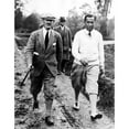 thumbnail image 2 of Golfers Abe Mitchell Walter Hagen At The Golf Course At Weybridge History (18 x 24), 2 of 2