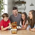 thumbnail image 6 of nTRIUQJ Thanksgiving 3D Up Cards Fall Turkey Greeting Cards with Note Card and Envelope for Happy Celebrations with Family and White, 6 of 7