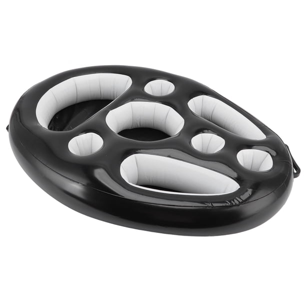 Soporte flotante para bebidas para piscina, soporte inflable para bebidas, bandeja flotante de PVC para piscina, soporte inflable para bebidas, materiales ecológicos Jadeshay A