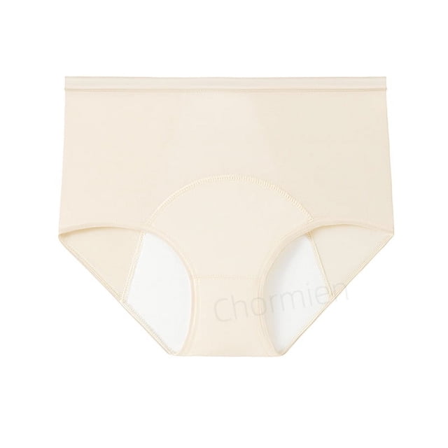 Ropa interior fisiológica fina de gran tamaño a prueba de fugas, ropa interior sanitaria transpirable menstrual para mujer