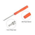 thumbnail image 4 of Uxcell Mini Phillips Screwdriver, 1.5mm Cross Head for Electronics Repair, 5 Pack (Red), 4 of 5