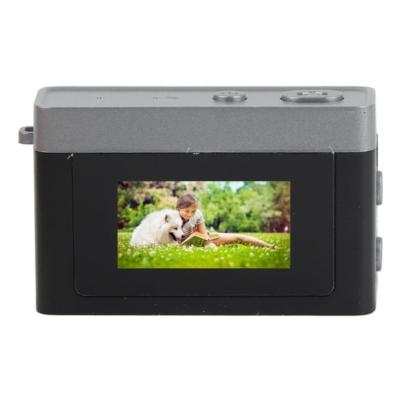 Mini Cámara Digital, Cámara De Video Digital De 1080p HD, Pantalla De 0.96", Zoom 16x, Enfoque Automático, Macro Función, Anti Shake, Cámara Pequeña Ligera Para Niños