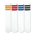 thumbnail image 4 of Jefferies Socks Kids Socks, 4 Pack Smooth Toe Colorful Stripe Top Cushion Tube Socks, 4 of 5