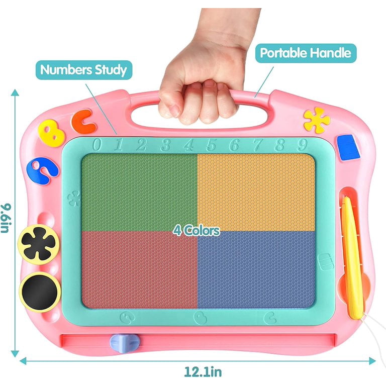 Magnetic Drawing Board Erasable for Kids - Colorful Magna Doodle Drawing  Board Toys - Gifts for Toddlers Kids Writing Sketching Pad - Travel Size