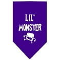 thumbnail image 5 of Halloween Pet and Dog Bandana Screen Printed, "Lil Monster", 5 of 10