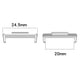 thumbnail image 3 of 2 piezas de conector de metal de 24 mm sin adaptador de correa de barras de resorte para Huawei Watch Fit 2, 3 of 7