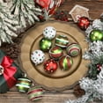 thumbnail image 5 of 12 Pcs 2.4 Inch Christmas Ball Ornaments For Tree, Red And Green Glittering Plastic Hanging Balls Decorations For Christmas Tree Pendants, 5 of 5