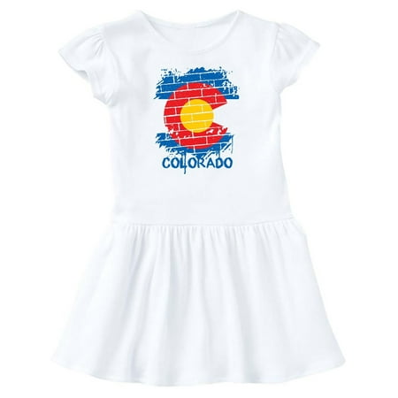 

Inktastic Graffiti Colorado State Flag Gift Baby Girl Dress