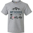 thumbnail image 3 of Inktastic My Nonna Loves Me Girls Youth T-Shirt, 3 of 5