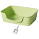 thumbnail image 5 of Cajas de arena para gatos grandes, cuenco de arena tamizadora, suministros para mascotas rebajados, bandeja de arena para gatos, inodoro para gatos pe verde, 5 of 9