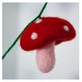 thumbnail image 3 of Felt Mushroom -Red, 3 of 4