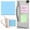 light blue, variant on Sticky Notes 3x3 in,1 PC Self Sticky Notes,Sticky Pads,Recyclable,Bright Colorful Sticky Pad,Self-Stick Pads,Easy to Stick for Home,Office,Notebook,Desk Accessories,100 Sheets /Book,White