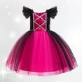thumbnail image 2 of Girls Dresses Children Gradient Color Fly Sleeve Mesh Tutu Dress Stylish Party Evening Wedding Princess Dress Size 18 M-24 M, 2 of 7