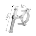 thumbnail image 3 of Bicicleta Adaptador de portabotellas para manillar de bicicleta MTB, soporte para botella de agua, asiento (plateado), 3 of 7