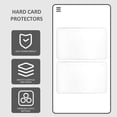 thumbnail image 3 of 2 Pcs Clear Card Sleeves Brick Box Soccer Trading Cards Hard Protectors Plastic Baseballs Holder, 3 of 6